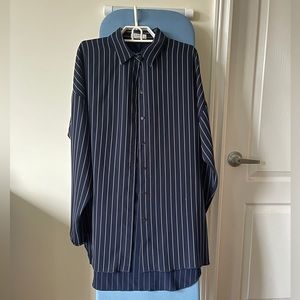 Aritzia Babaton Stripped Shirt